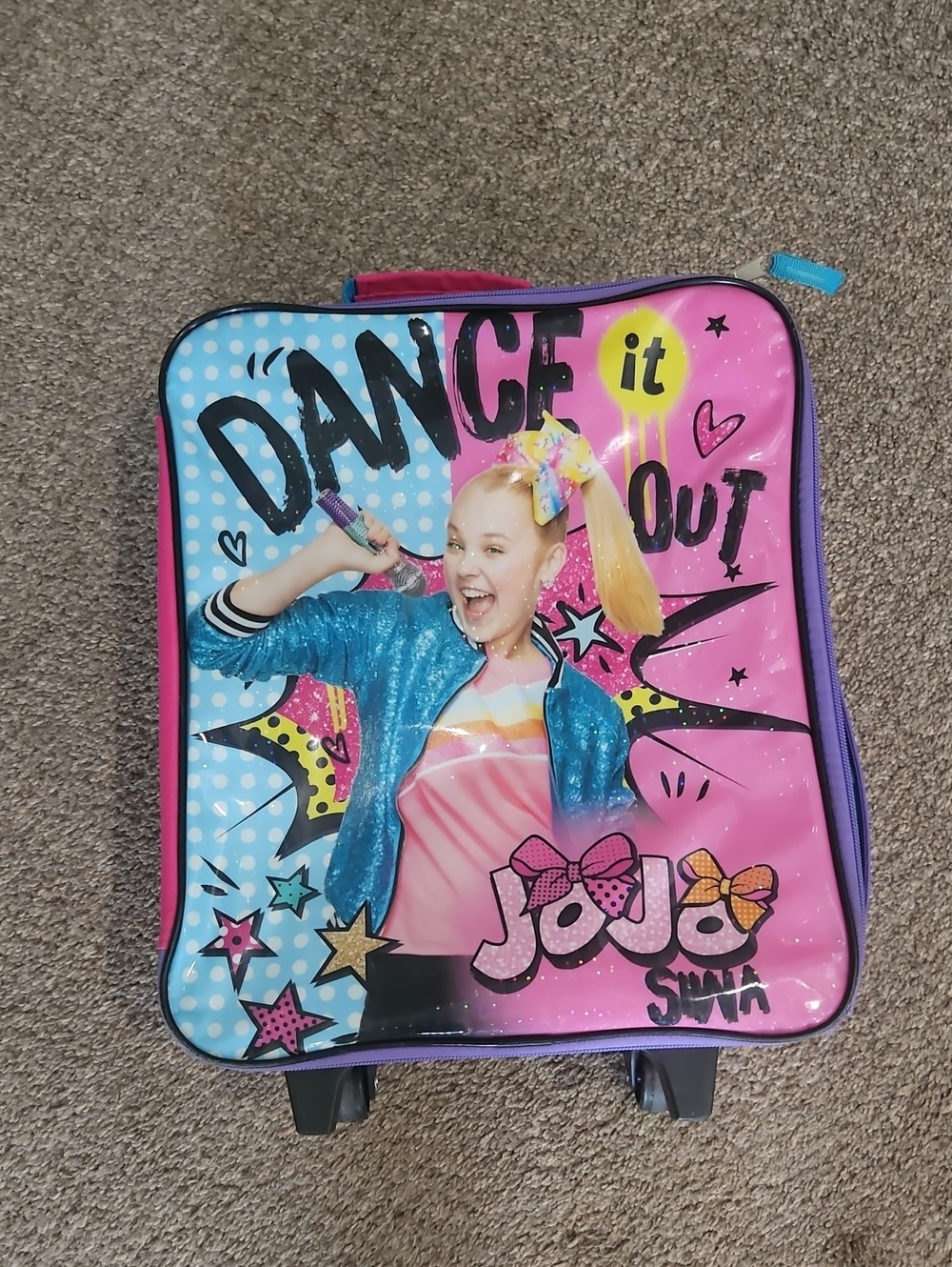 JoJo Siwa Kids Small Rolling Luggage
